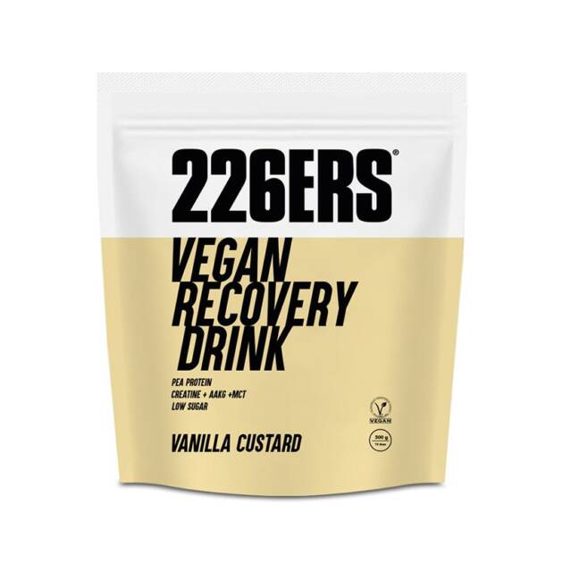 VEGAN RECOVERY DRINK 226ers - vegan protein and carbohydrate shake, 0.5kg powder.