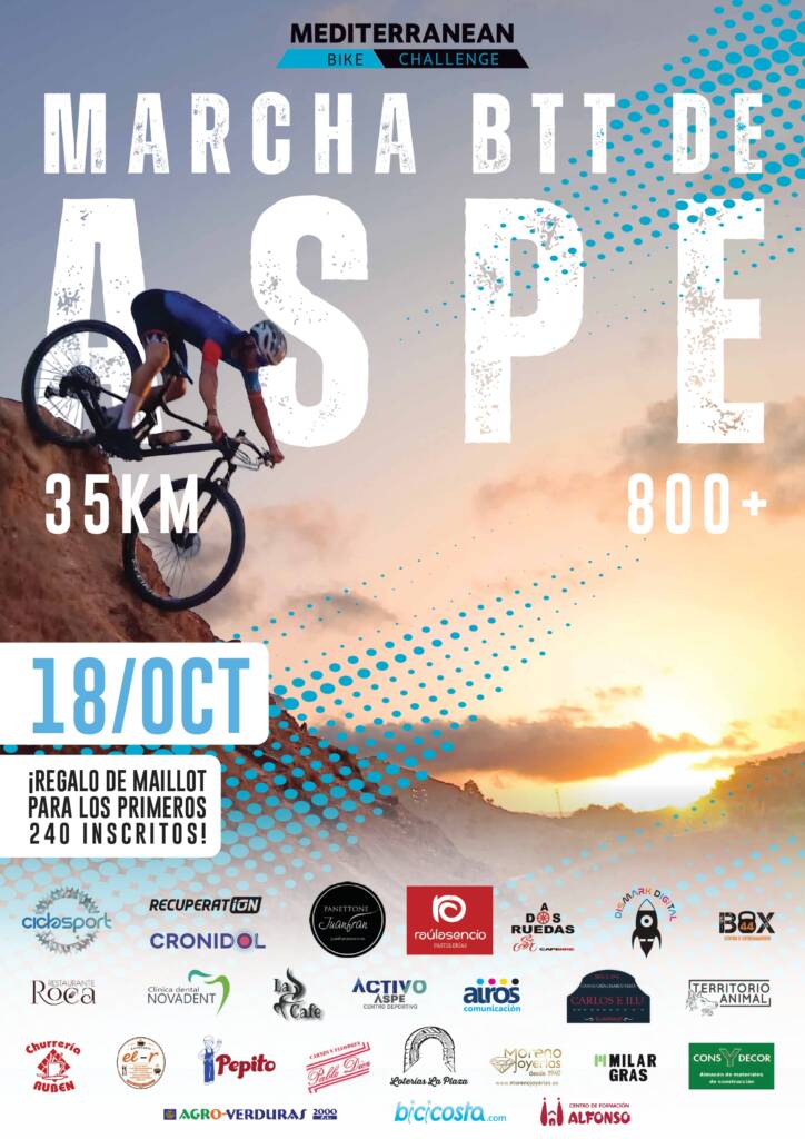 Plakat: Marcha BTT Villa de Aspe — Memorial Paco Sánchez 2026