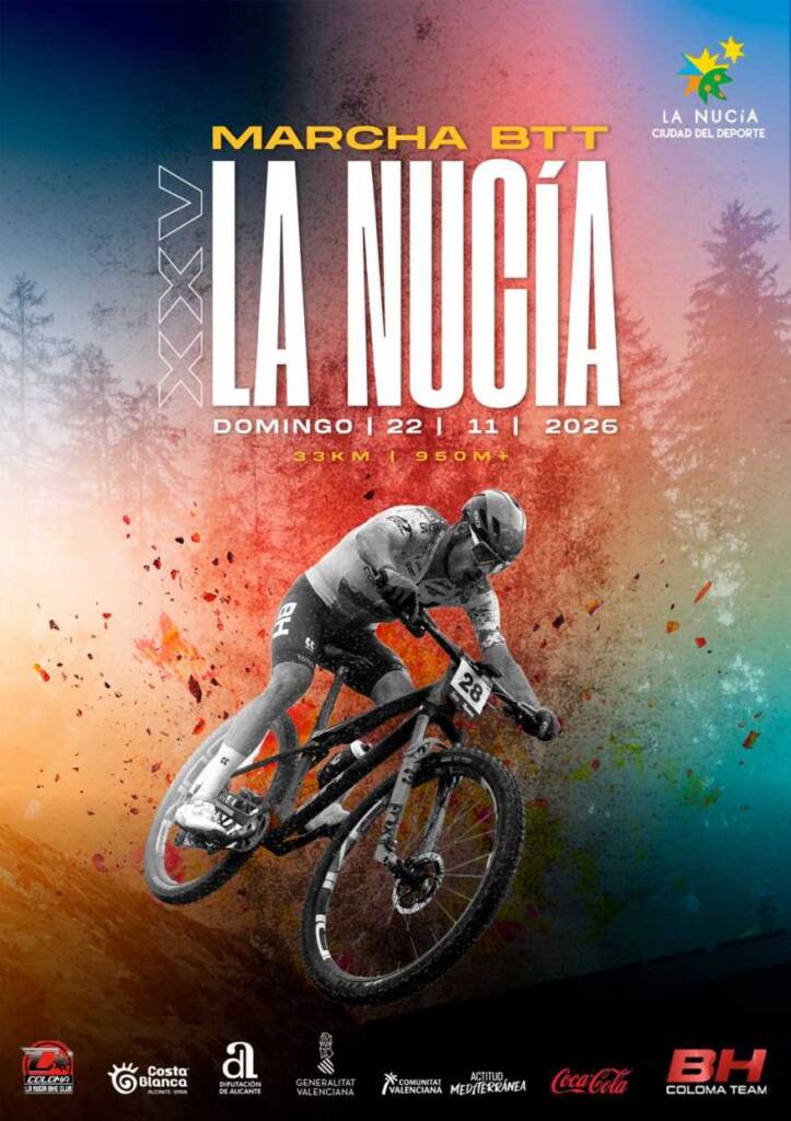 Plakat: XXV Marcha BTT La Nucía