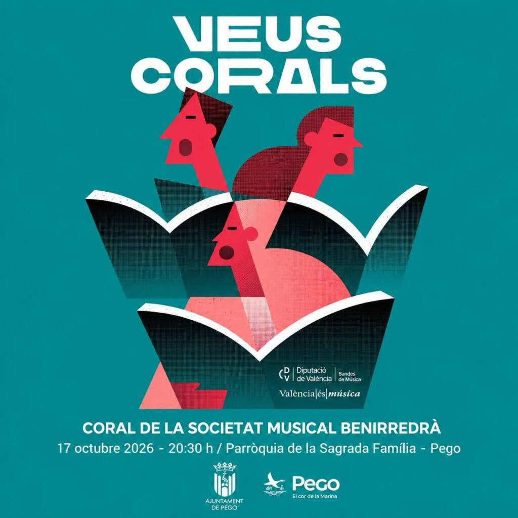 Plakat: Veus Corals: koncert chóru z Benirredrà